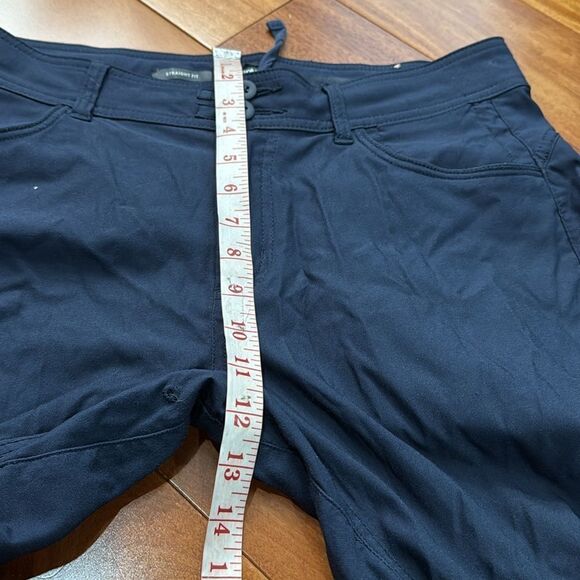 PrAna Men's Navy blue Straight Fit Draw string Starch Pants size 32 - Picture 11 of 13